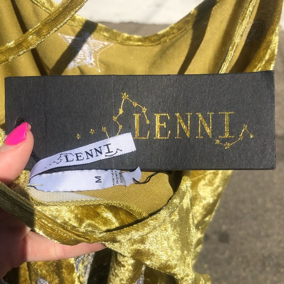 Lenni The Lable velvet tank dress with sequins - Picture 5 of 6